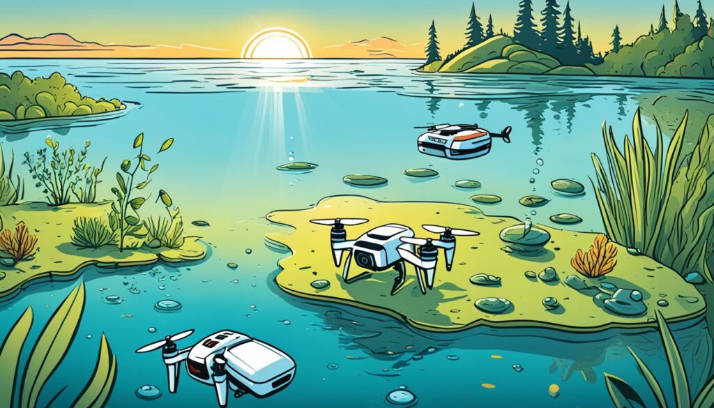 Cuidados com drone em ambiente aquático